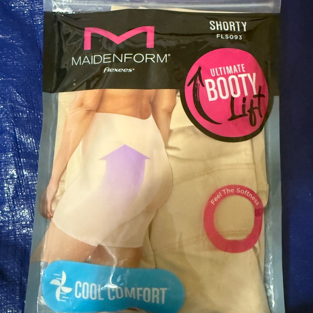 Maidenform Cool Comfort Shaping Shorts - Cream